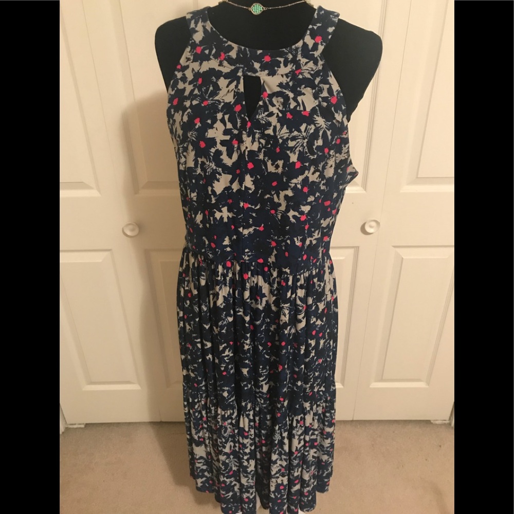 Taylor Floral Peasant Dress w/pockets sz 12